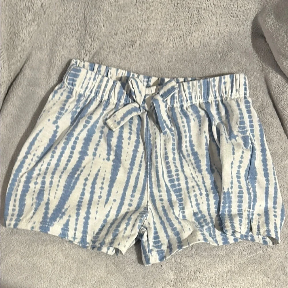GAP Blue and White Tie-Dye Sleep Shorts